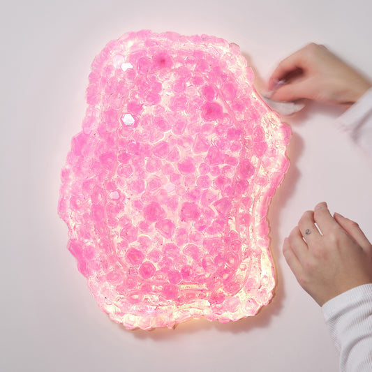 Lichtskulptur "Crystals, Baby!", Wolke