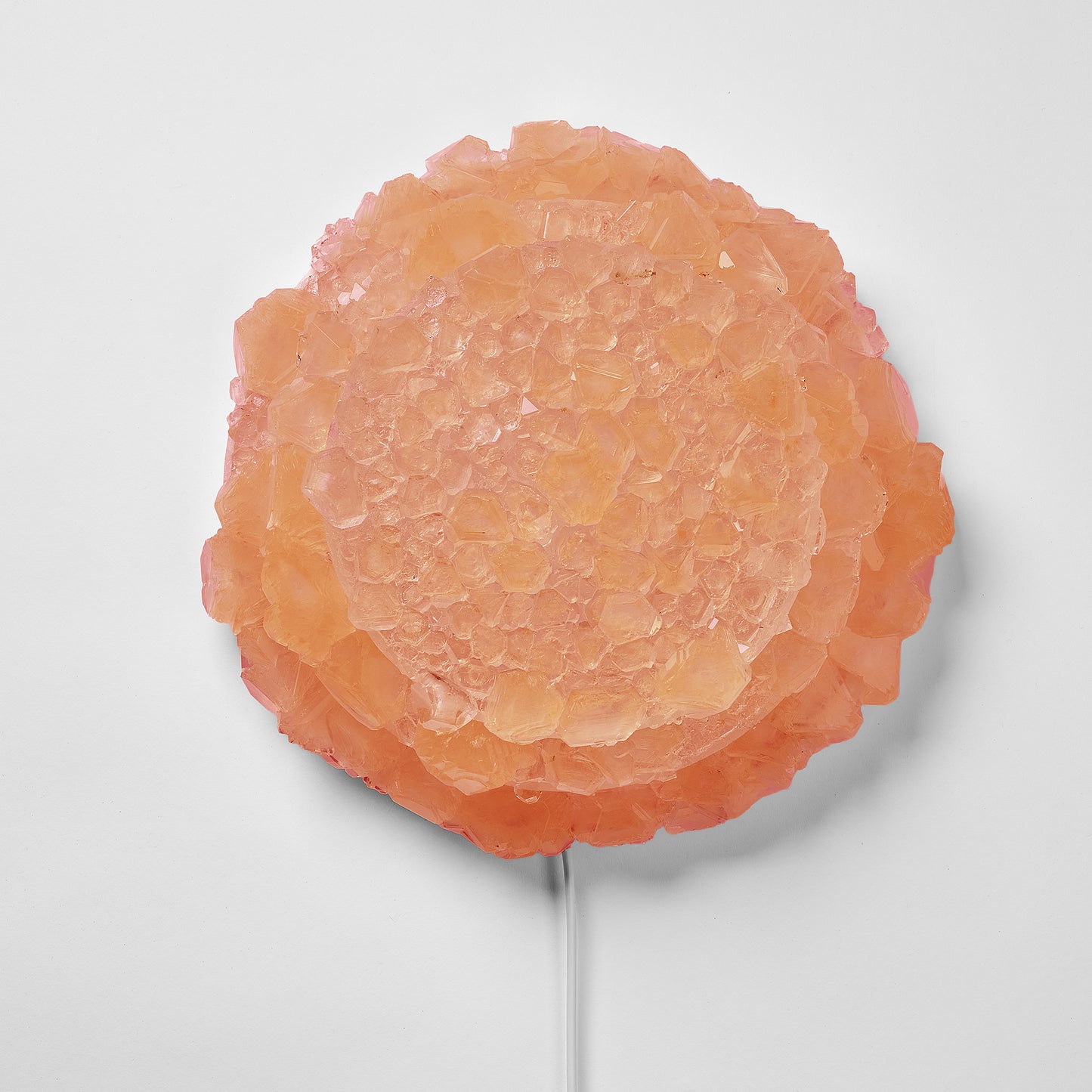 Lichtskulptur "Crystals, Baby!", rund